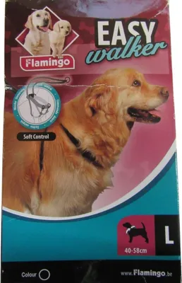 Image de Harnais anti-traction Flamingo Easy Walker - Harnais pour chien - Aide au dressage - Taille L
