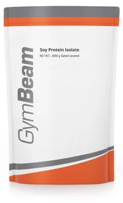 Produktbild von GymBeam - Sojaisolat, 2000 g, Salted Caramel