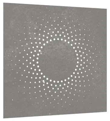 Immagine prodotto di vidaXL Decorazione murale da giardino 55x55 cm in acciaio corten design sole
