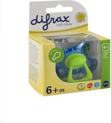 Produktbild von Difrax Schnuller combi 6+ Monate 1 St