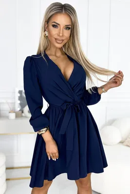Obrázek produktu pro Numoco Dámské mini šaty Bindy navy S/M