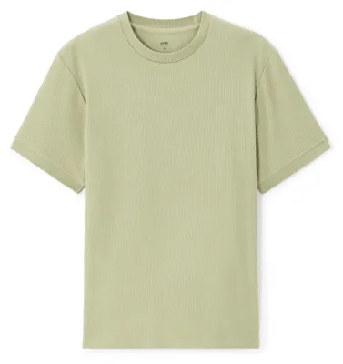 Produktbild von Celio Nevoti Herren T-Shirt, normale Passform, Rippstruktur, Größe M