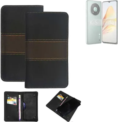 Produktbild von K-S-Trade Hülle Handyhülle kompatibel mit ZTE XiaoXian 50 Schutzhülle Walletcase Bookstyle Tasche Schutz Case Handytasche Wallet Cover Kunstleder