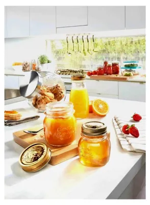 Produktbild von Marmeladen- / Einmachgläser 250 ml (mit Schraubdeckel ø 70 mm, 12 Gläser)