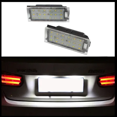Produktbild von Kennzeichenbeleuchtung 2x LED PREMIUM für Renault Espace IV Laguna Megane II III