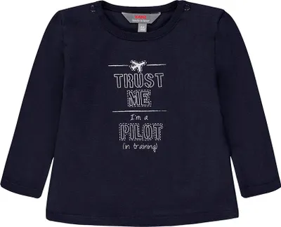 Productafbeelding van Langarmshirt voor jongens, marineblauw, merk: Trust me, collectie: Kanz