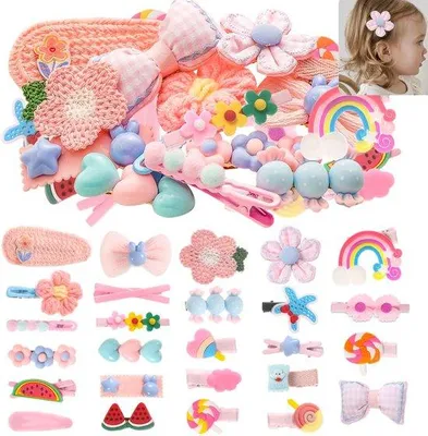 Produktbild von Haarspeldjes Set 26 Stück bunte Haarspangen