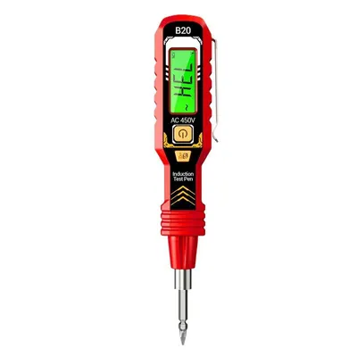 Image de Testeur de tension 50-60 Hz sécurisé avec LED blanche intégrée, multimètre numérique, appareil de mesure de tension - VOLTIORA