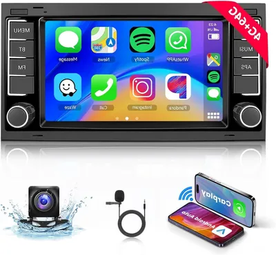 Imagen del producto de Radio para Android – Radio para coche – Reproductor multimedia – Sistema de navegación – Radio con pantalla táctil – Pantalla de 7 pulgadas