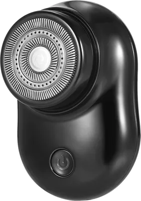 Produktbild von Z-168 tragbarer Mini-Rasierer für Herren, USB-Aufladung, rotierender Einzelklingenkopf, IPX5 wasserdicht, schwarz