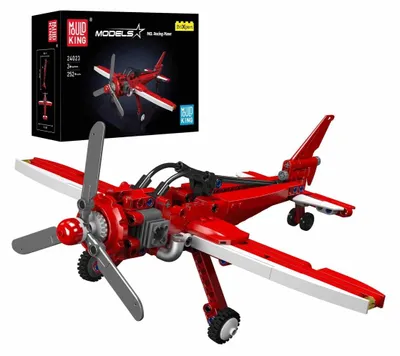 Produktbild von Mold King Rennflugzeug-Bausteinset, 252 Teile