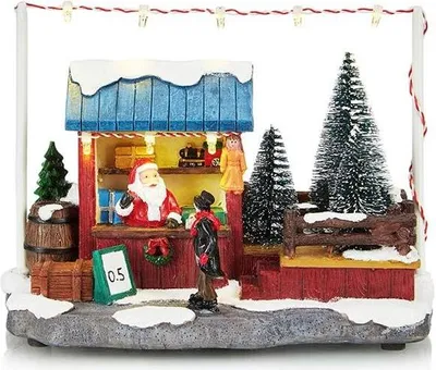 Produktbild von MARKSLOJD Djupvik Weihnachtsdorf, Weihnachtsmannladen