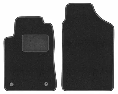 Immagine prodotto di Tappetini anteriori in moquette per Peugeot 605 1989-1999 (berlina) – 2 pezzi, grigio grafite, su misura – Wielganizator LUX