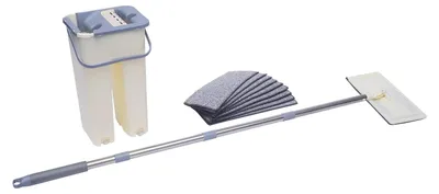 Obrázok produktu pre Podlahový mop, samočistiaci, otočná hlavica o 360°, svetlo žltá farba