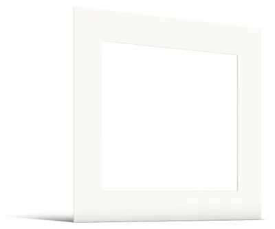 Immagine prodotto di Passpartout color crema, 50x50 cm, per foto formato 40x40 cm, spessore 1,5 mm, per cornici