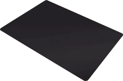 Zdjęcie produktu dla Mata podłogowa Valora PVC 140x100cm Czarna - mata podłogowa w czarnym wykończeniu do biura lub domu