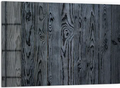 Produktbild von DEQORI Küchenrückwand Glas 60x40 cm 'Kieferholzmaserung' Spritzschutz Bad Rückwand