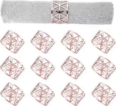 Produktbild von Famanu Serviettenring-Set 12-teilig - Silber