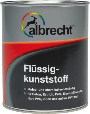 Produktbild von Albrecht Flüssigkunststoff 750 ml RAL 7032 kieselgrau
