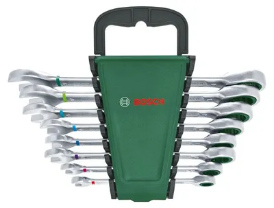 Produktbild von Handwerkzeuge Schraubenschlüssel mit Ratsche Set 8-tlg.