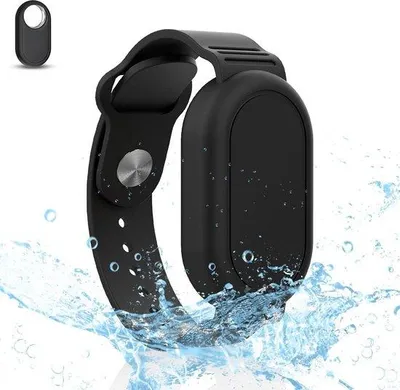 Produktbild von Wasserdichtes Armband für SmartTag2 - schwarz - Sportausführung