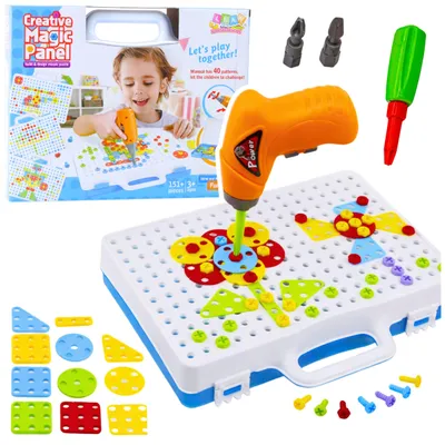 Zdjęcie produktu dla Zestaw puzzli edukacyjnych ze śrubokrętem dla dzieci 151 szt.