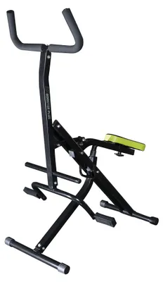 Imagen del producto de Máquina abdominal plegable, color verde, 8 kg, para entrenamiento cardiovascular y ejercicios en casa