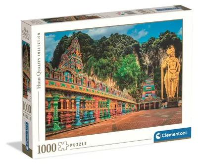 Imagen del producto de Puzzle CLE de 1000 piezas, alta calidad, con imagen de las Cuevas de Batu, modelo 37104