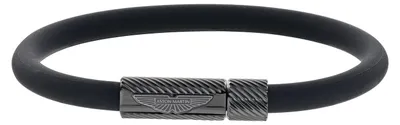 Produktbild von ASTON MARTIN Herren Armband Silikon schwarz Edelstahl AML THRILL MJRSS6BL1