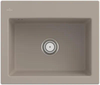 Produktbild von V&B Spüle Subway 60 S m Abl.garn, Hand., almond CeramicPlus