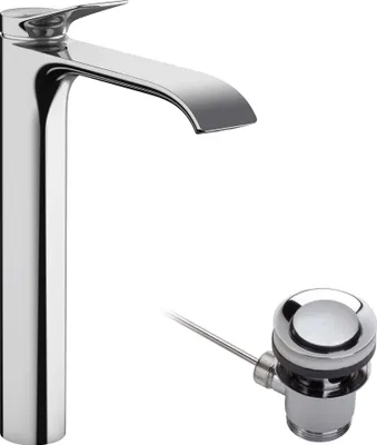 Image de HANSGROHE Vivenis Mitigeur de lavabo 250 avec tirette et vidage chromé 75040000
