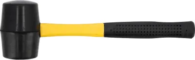 Image de Maillet en caoutchouc 56 mm, manche en fibre de verre