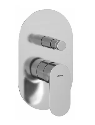 Produktbild von Ravak Eleganta - Unterputzarmatur für 2 Verbraucher, mit Körper, Chrom X070218