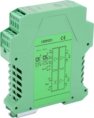 Produktbild von Signaltrenner DC 1 Eingang 2 Ausgang Strom Spannung Messumformer Schienenmontage Conditioner GLG