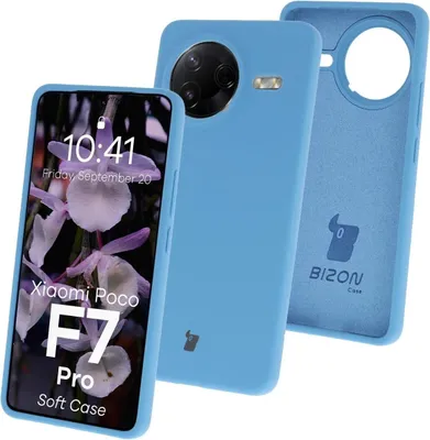 Produktbild von Bizon Soft Case Xiaomi POCO F7 Pro blau