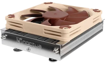 Produktbild von Noctua NH-L9a-AM5, Luftkühlung, 9,2 cm, 600 RPM, 2500 RPM, 40,8 m³/h, Beige, Braun