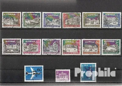 Produktbild von Briefmarken Berlin (West) 1962 1962/63 gestempelt