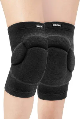 Produktbild von Elastische Kniebandage für Erwachsene und Jugendliche, dick, für Yoga, Pilates, Handball, Basketball, Tanzen, Volleyball