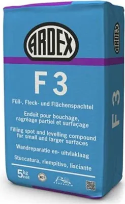 Produktbild von Ardex F3 ARDURAPID-Plus kunstharzvergütete Spachtelmasse schnelltrocknend 5 kg