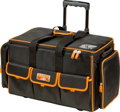 Produktbild von Bahco Stoff-Werkzeugtasche mit Teleskopgriff und Rädern, 73 l, 385 mm x 325 mm x 665 mm