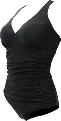 Immagine prodotto di Costume da bagno donna nero a vita alta taglia L