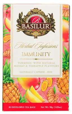 Obrázok produktu pre Zložkový čaj Basilur Immunity, 20 vrecúšok po 1,5 g