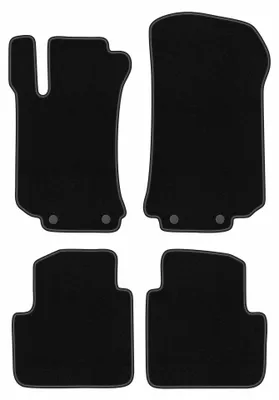 Immagine prodotto di Tappetini in moquette per Mercedes R V251 / R251 2005-2013 (monovolume) – set 4 pezzi, neri, su misura – Wielganizator BASIC