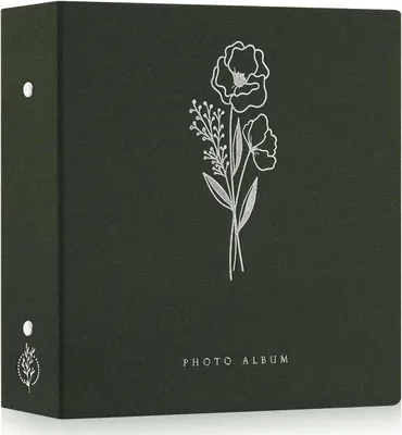 Produktbild von Fotoalbum 1000 10x15 Extra Großes Leinen Einsteckalbum Grün