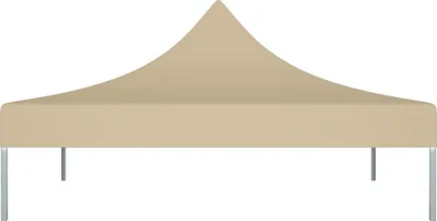 Produktbild von Cloris DesignMöbel Pavillons & Partyzelte - Beige Partyzelt-Dach 3x3 m Beige 270 g/m² Schlichtes2749733