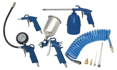 ADLER Lackierpistolen-Set 9-teilig AD-24Z