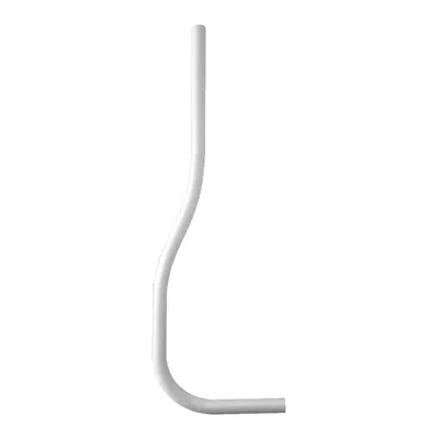 Produktbild von tecuro Spülrohr Ø 28 mm für WC-Druckspüler - Kunststoff weiß 60-65 mm gekröpft