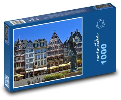 Obrázek produktu pro Puzzle 1000 Historické náměstí ve Frankfurtu - martinpuzzle