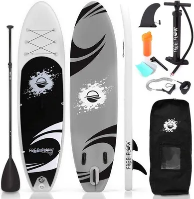 Produktbild von Famanu Stand-Up Paddleboard mit Antislip-Oberfläche und Zubehör - Für Erwachsene und Jugendliche