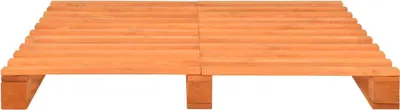 Produktbild von vidaXL Palettenbett Braun Massivholz Kiefer 120×200 cm